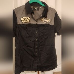 Harley-Davidson button down